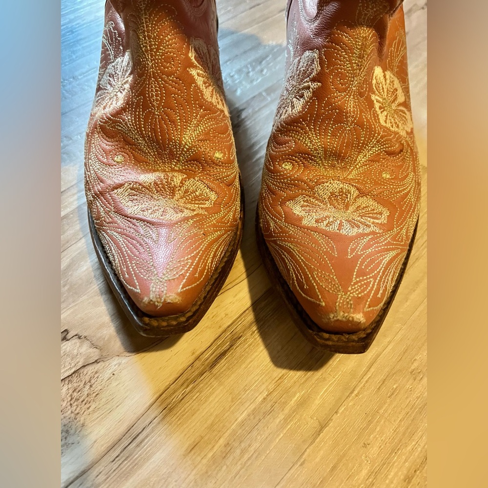 Pink Old Gringo boots - refurbished sole - Picture 5 of 14